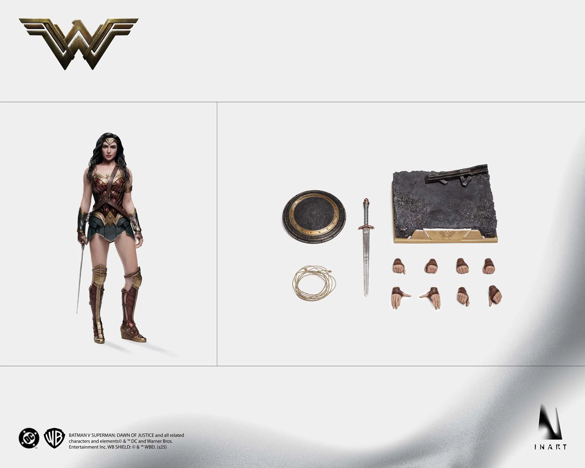 Preorder! INART Batman v Superman: Dawn of Justice Wonder Woman 1/6 scale Collectible Figure - Image 20